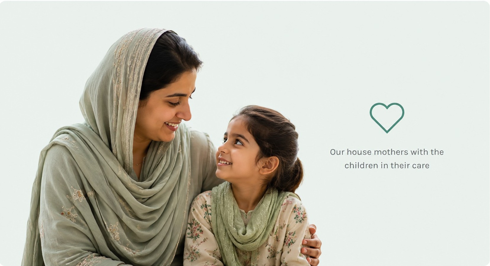 Our house mothers with the children in their care